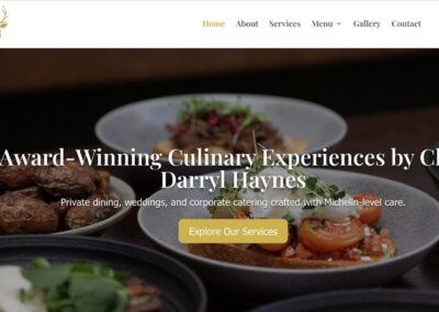 Hc Culinary Website Design By Nua Web Design